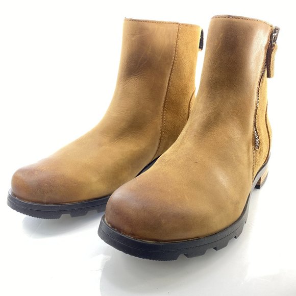 Sorel Shoes - SOREL Emelie Beige 8.5 Ankle Boots Full Zip NEW
